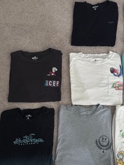 Hollister Brand, Men’s Tee Shirts, Sz Small Clothing, Short Sleeve Bundle