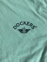 Dockers Large Men’s Short Sleeve T-shirt Cotton Green