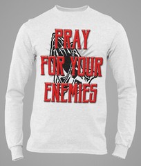 Sneaker Tee Pray for Your Enemies Street Wear Tee Shirt Mens Hip Hop Unisex T
