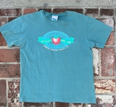 Vintage Hanes her way essential essence strawberry festival, T-shirt.made in USA