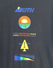 KITH EEA Element Exploration Agency Black T-shirt Men’s Long Sleeve Size S