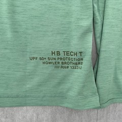 Howler Brothers Shirt Adult Large Green Long Sleeve HB Tech T UPF 50+ Mens L