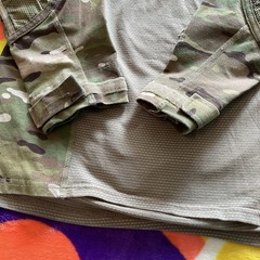 Vintage US Army Combat T-Shirt Men’s XS Camo Flame Resistant Military USA Made