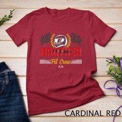 brother Pit Crew Birthday Party Race Car Racing Family T-Shirt Unisex T-shirt