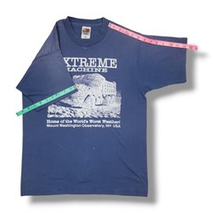 Vintage Extreme Machine Slate Blue Fruit Of The Loom T-Shirt Men’s M