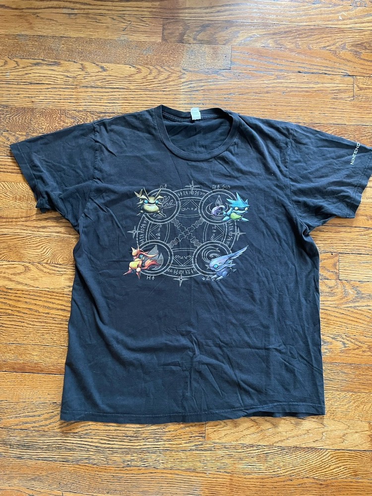 Rare – Poke’mon Vintage Tshirt Men’s Size Large Nintendo DS Promo Pokemon Cotton