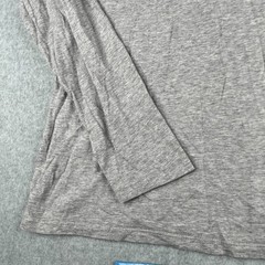 Asos Shirt Medium Gray Heather Long Sleeve Pullover Mens