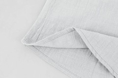 Men’s Casual Linen Cotton 3/4 Sleeve Henley T-Shirt – Lightweight Summer Top