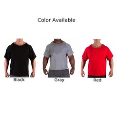 Bodybuilding Shirts Casual Cotton Fitness Gym Men’s M~2XL Wear Workout