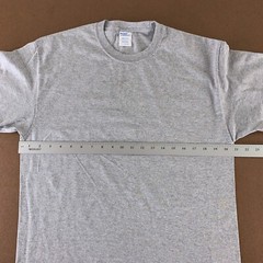 Port & Company Core Cotton Men’s Large Heather Gray Short Sleeve T-Shirt New
