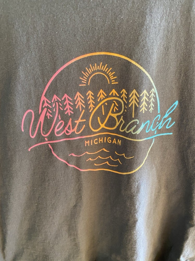 West Branch Tshirt Youth Medium Portage And Company 100% Cotton