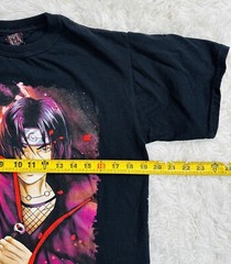 Vintage Naruto Itachi Uchiha T Shirt Rockstar JG Tag Anime Manga Size Medium