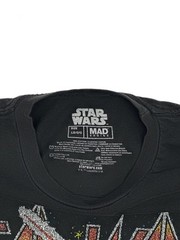 STARS WARS comic GRAPHIC men’s Large Black Tee SHIRT Mad Engine Cotton