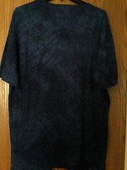 The Mountain (Brand) – Deer In Forest Winter Scene – Blue Tie Dye – XL