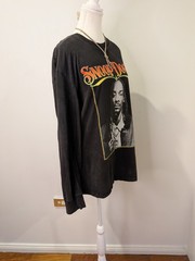 Snoop Dog Long Sleeve Graphic T-Shirt Top Size L Mens Unisex Cotton-On Label