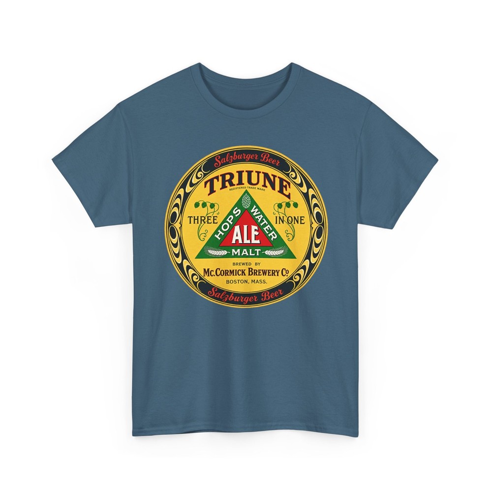 McCormick Brewery Co. Triune Ale Pre-Pro Boston MA Brewery Retro Beer T-Shirt