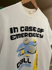Broken Planet In Case Of Emergency Tee Y2k Mens Size Small