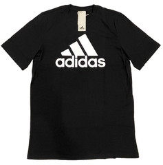 adidas Mens Big &Tall Medium Tall MT T-Shirt Top Black/White IC9347