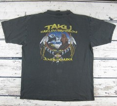 Vintage Harley Davidson Legends Live Where Legends Roam Shirt XL 90s Wolf USA