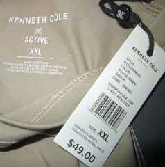 Kenneth Cole Men’s Active Tech Crew Neck Short Sleeve T-Shirt-Sz XXL-khaki-NWT