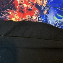 Star Wars T-Shirt The Force Awakens Movie Galaxy Premiere Collection Large