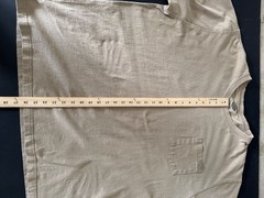 Dickies Mens 3XL Tan Pocket T Shirt Heavyweight Cotton Workwear Tee