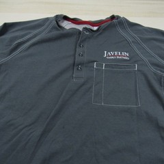 Bulwark Shirt Mens Large Gray Henley FR Fire Resistant IQ Westex Pocket Cat 2 A4