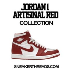 Sneaker Tees To Match Jordan 1 Artisanal Red Shoes – War Bully Shirt