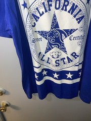 Shaka Wear California All Star T-Shirt 100% Cotton Size 2XL Streetwear USA G