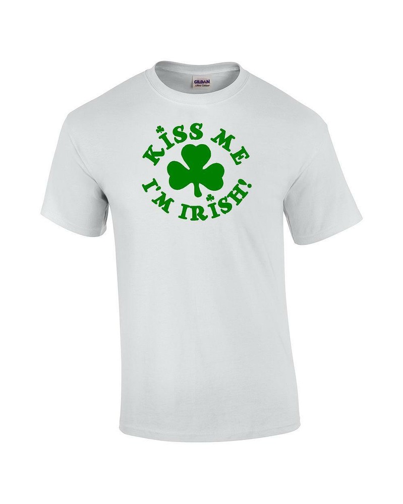 Kiss Me I’m Irish T-Shirt St. Patrick’s Day Beer Drinking Bar Size 100%Cotton