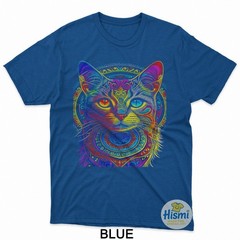 Funny Cat Colorful Mandala Pet Lover T-Shirt