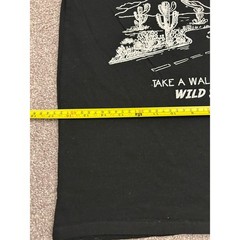 Brisco Brands Desert Tour T-Shirt Small Black Excellent Graphic Tee Retro Cactus