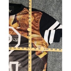 Maxi Milian New York 2Pac Tupac Graphic T-Shirt Mens Large Black Hip Hop Y2K