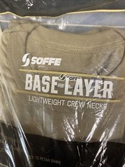 SOFFE 3-Pack OCP Men’s T-Shirts Tan Size Medium M280-3