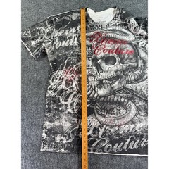 Xtreme Couture Graphic T-Shirt Mens XL Black Skull Snake MMA Streetwear USA Made