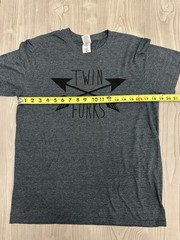 Twin Forks Band T-Shirt Size M Gray Folk Rock Tour Tee Chris Carrabba