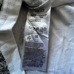 Indicode T-Shirt Mens XL Grey Striped Pocket Tee Nautical Scandi, Streetwear New