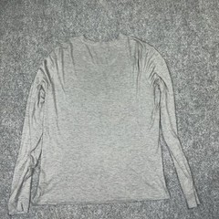 7 for all Mankind Mens Size L Gray Henley Modal Silk Blend Tee