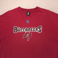 NFL Tampa Bay Buccaneers Graphic Short Sleeve Football Shirt Mens Size 2XL Red