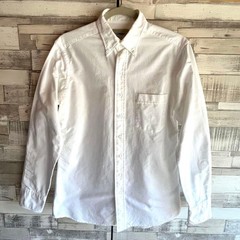 DRAKES BEAMS F Oxford Shirt White Long Sleeve Button Down Size M