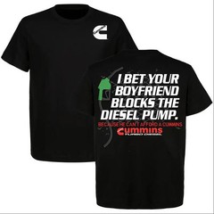 Cummins Diesel Truck Funny Mechanic Graphic T-Shirt Gift Work Shop Tee