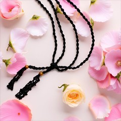 Handmade Rope Crystal Cages Extra Large 6.6cm Black – DIY Jewelry Making