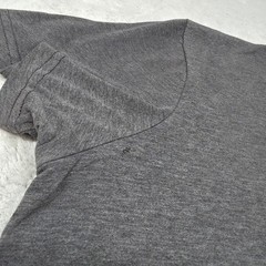 G Star Raw Logo T Shirt Charcoal Grey Marl Graphic Crew Neck Casual Large L