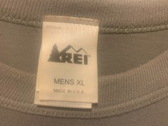 Vintage REI Co-op Shirt Men XL Hiking Outdoor Athletic Short Sleeve Made USA