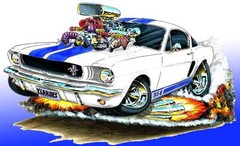 Shelby GT350 Mustang Muscle Car Art Print NEW