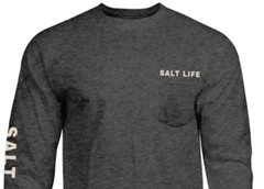 Mens Salt Life Aquatic Journey Graphic Pocket Long Sleeve T-Shirt – Large – NWOT