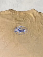 Vintage 80s LSU Single Stitch Russell’s Athletic T Shirt Made In US Large Yellow
