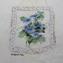 Vintage 1996 Rockport Mass. Morning Glory Flower Lace Graphic T-Shirt – Large