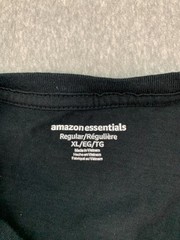 Amazon Essentials Pocket T-shirt Men XL Black Cotton Stretch Comfy Casual