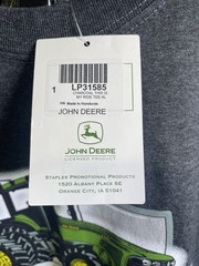 John Deere This Is My Ride Tractor Graphic T-Shirt XL Gray NWT Licensed